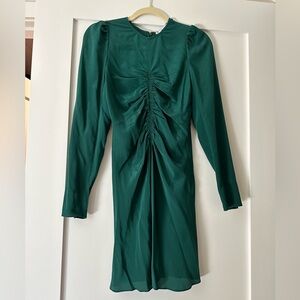 NWT thankoon long sleeve silk dress